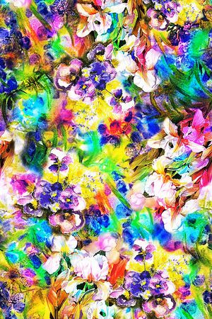 花印花花型图片