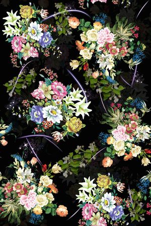 休闲印花花型图片