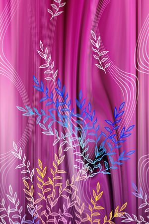 田园印花花型图片