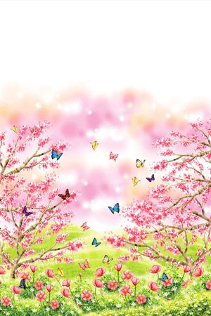 蝴蝶印花花型图片