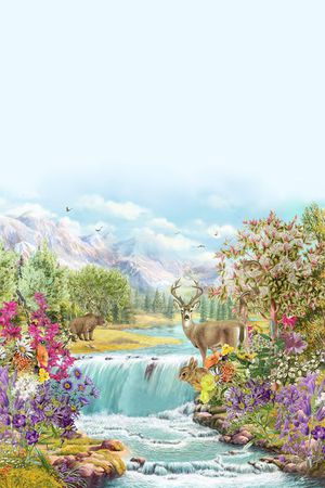休闲印花花型图片