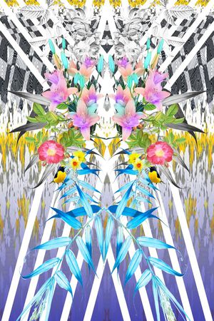 花卉印花花型图片