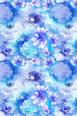 抽象印花花型图片