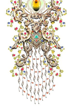 欧式印花花型图片