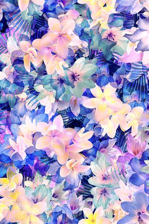 抽象印花花型图片