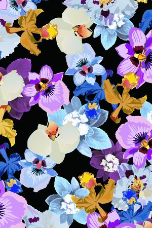 花印花花型图片