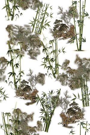 古典印花花型图片