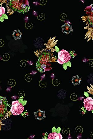 时尚印花花型图片