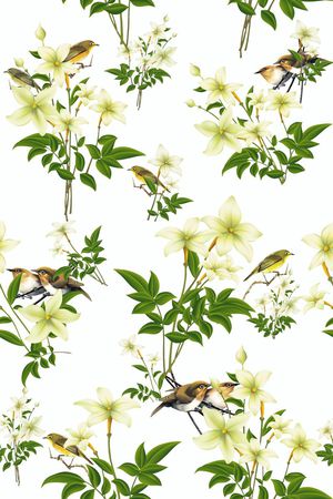 休闲印花花型图片
