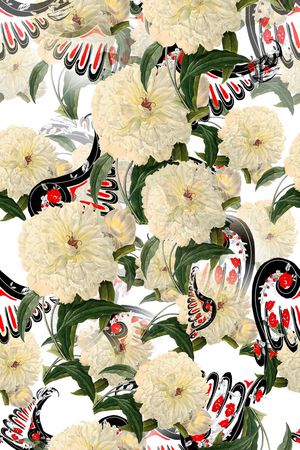 休闲印花花型图片