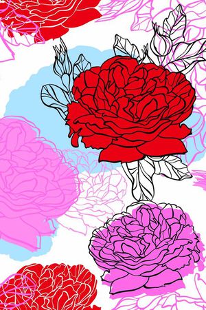 花草印花花型图片