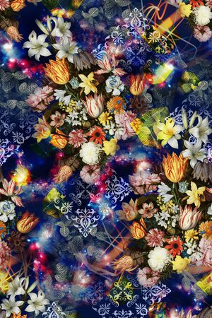 星空印花花型图片
