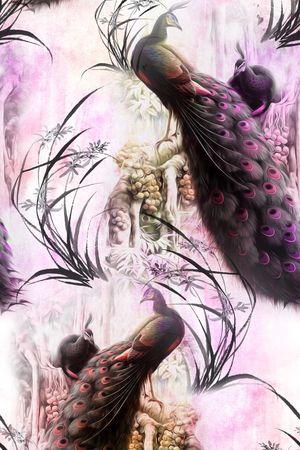 服装印花花型图片