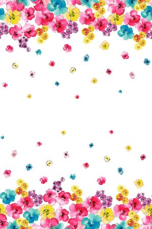 花朵印花花型图片