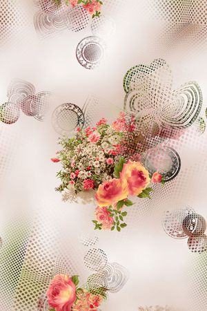 波点印花花型图片
