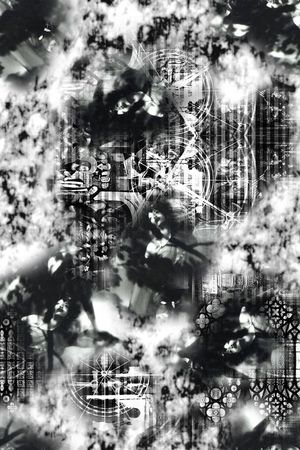 抽象印花花型图片