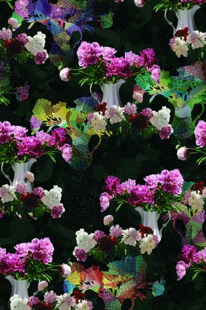 暗色印花花型图片