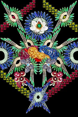 珠宝宝石印花花型图片