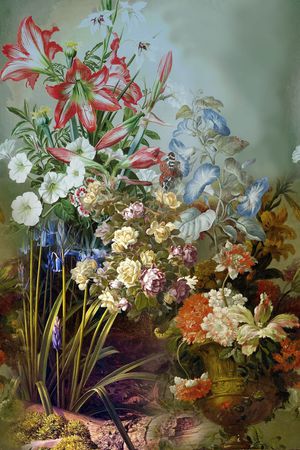 花卉印花花型图片