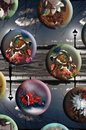 波点印花花型图片