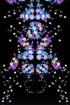 波点印花花型图片