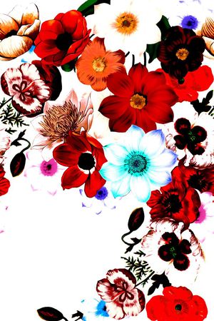花卉印花花型图片