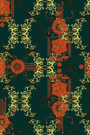 ornament印花花型图片
