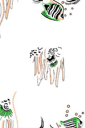 海洋世界印花花型图片