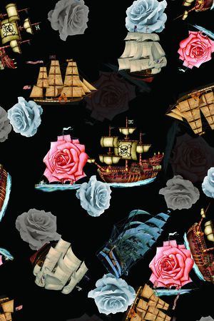 时尚印花花型图片