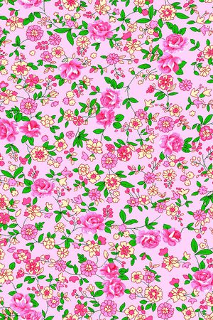 小碎花印花花型图片