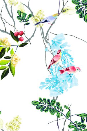 国画印花花型图片