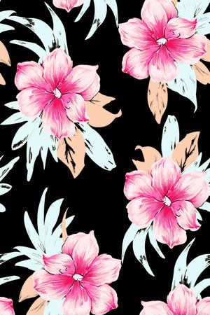A1357花印花花型图片