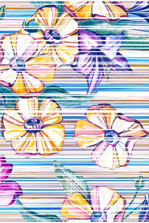 条纹 切割印花花型图片
