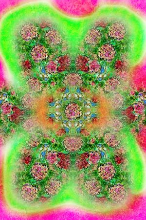 花卉印花花型图片