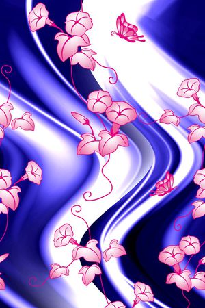 花卉印花花型图片
