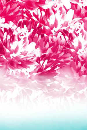 红菊花印花花型图片