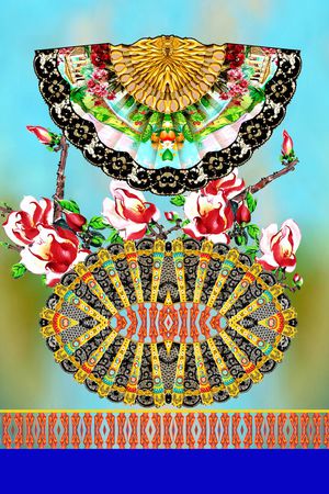 花卉印花花型图片