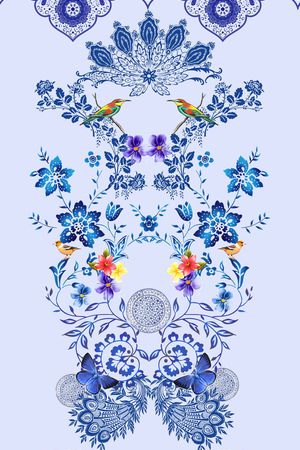 民族风印花花型图片
