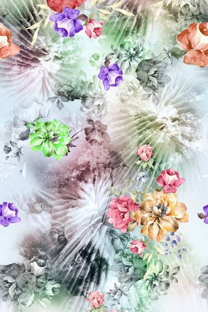 花卉印花花型图片
