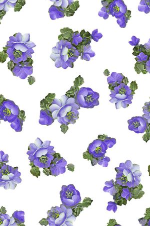 浅底 油画 花卉印花花型图片