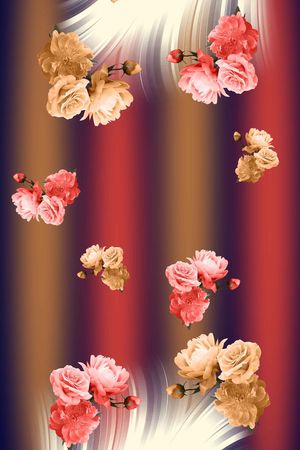 花卉印花花型图片