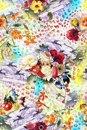 时尚印花花型图片