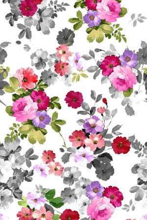 抽象印花花型图片