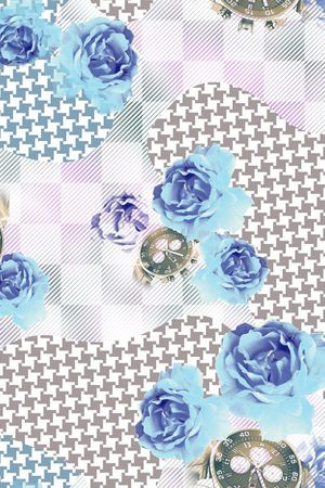 清新休闲田园风印花花型图片