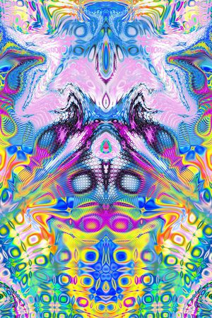 流动印花花型图片