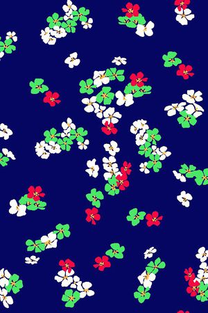 碎花印花花型图片