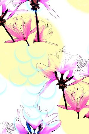 抽象印花花型图片