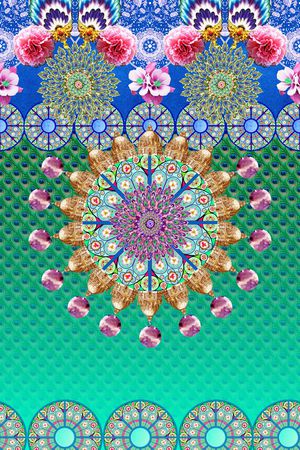 定位印花花型图片