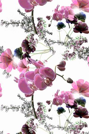 花卉印花花型图片
