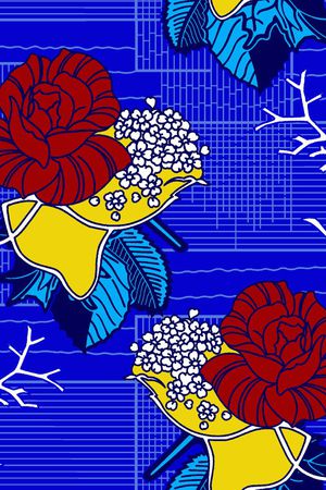 花卉印花花型图片